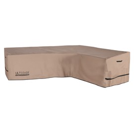 ULTCOVER Patio L-Shaped Right Facing Sofa Cover Waterproof for 6-Seater Outdoor Sectional Furniture Couch 110”W (Back Length) x 85”W (Right Side)