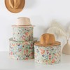 Soul & Lane Botanica Bliss Green Round Hat Boxes with