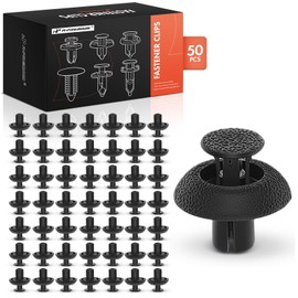 A-Premium 50PCS Nylon Radiator Support & Engine Cover Clips Compatible with Toyota Camry, RAV4, Corolla, Prius, Highlander, 4Runner & Lexus RX350, RX350L, RX450h, RX450hL & Scion tC - For 7mm Hole