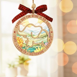 Elephant Ornament with Story Card, Elephant Ornaments for Sisterhood, Elephants Gifts for Women, Friendship Gift for Women Friends, Bestie Gift, Birthday Gifts for Women