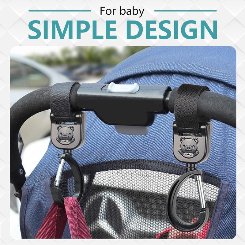 Drinks Holder Pram, Pack of 2 Universal Drink Holders, 360
