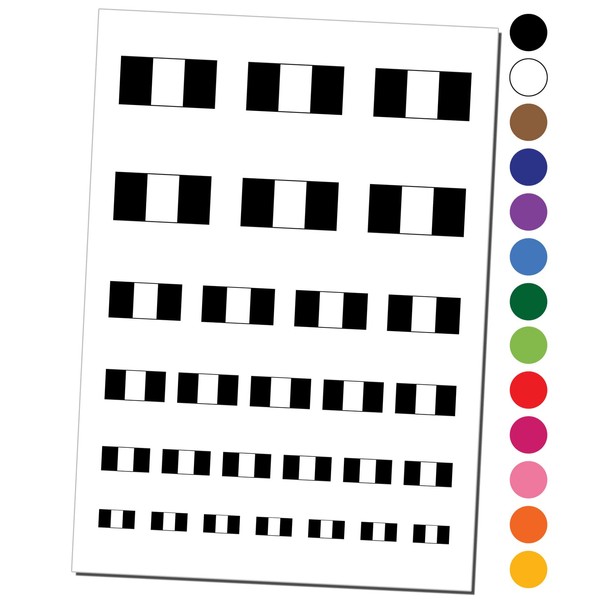 Ireland Flag Temporary Tattoo Water Resistant Fake Body Art Set