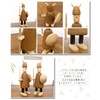 Viking Viking Viking Doll Figurine Scandinavian Style Wood Design (Natural