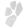 Car Door Speaker Cover Stainless Steel Speaker Grille Trim Replacement