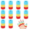 10 PCS Crochet Finger Guard, Finger Compression Sleeves Support, Finger