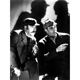 ART.COM Wall Photo The Adventures of Sherlock Holmes, Nigel Bruce, Basil Rathbone, 1939, as Watson and Sherlock Holmes, 12" x 16"