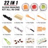 SmileTools Sushi Making Kit, 22pcs Roller Maker for Beginners With