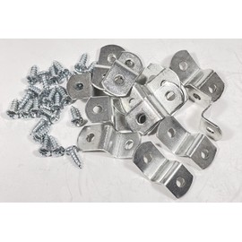 3/8" Canvas Offset Clips with Screws Extra Heavy Duty 10 Pack