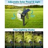 Kipeini 102 LEDs Solar Spot Lights Outdoor, [ 4 Modes/8