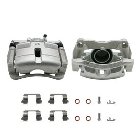 Chefull Front Left Right Brake Calipers With Bracket Fits for Nissan Rogue 2008-2013,For Nissan Rogue Select 2014-2015, For Suzuki Kizashi 2010-2013, 19B3428 19B3429