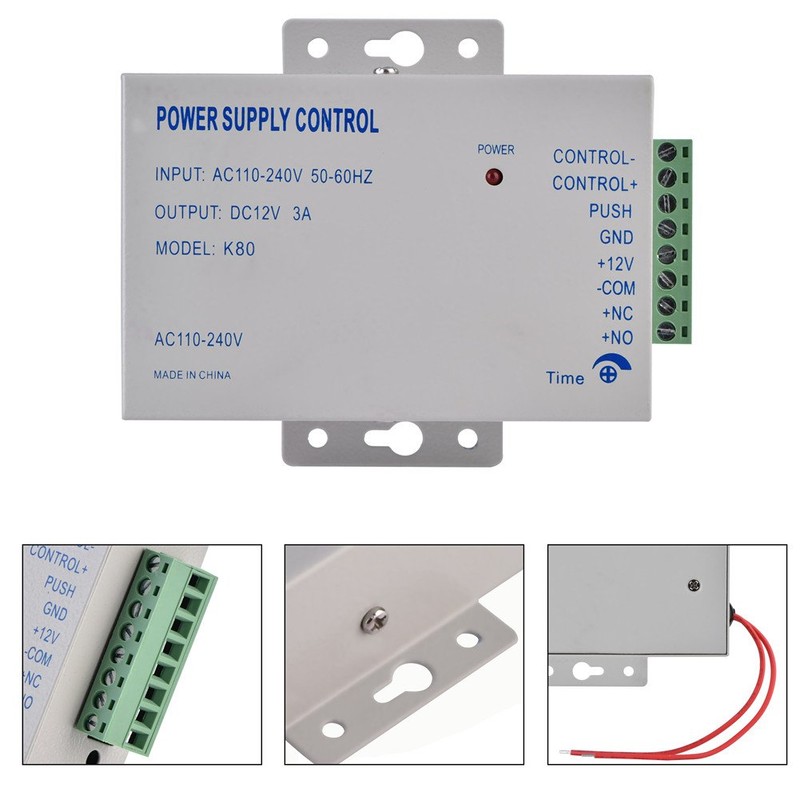 fosa Electric Door Lock Power Supply, Input AC110V-240V Output DC