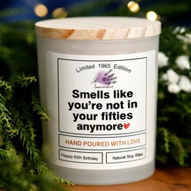 60TH Birthday Gifts for Women, Funny 60th Birthday Decorations for Woman Men, 60 Year Old Birthday Gifts for Women Friends Sister Mom Her Dad Wife, Turning 60 Present, Happy 60th Birthday Gift Ideas