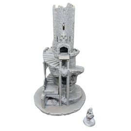 Skull Stone Tower Building | 28mm 1/56 Scale Miniature | RPG Tabletop Figure Landscape Modelling Wargaming Fantasy Diorama Wargames Model Scenery Terrain Scatter Roleplaying 3d Printed Paintable