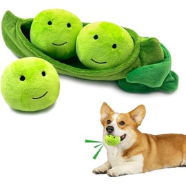 Lepawit Hide and Seek Dog Toys, Squeaky Interactive Puzzle Dog Toys for Boredom and Stimulation, Dog Enrichment Toys for Small and Medium Dogs (Pea Balls, Pack of 3)