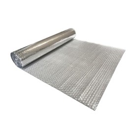 VEPATIM 3 Rolls of Aluminium Top Bubble Wrap 120 cm x 1 m PET with Aluminium Metallised 4-Ply 230 µm