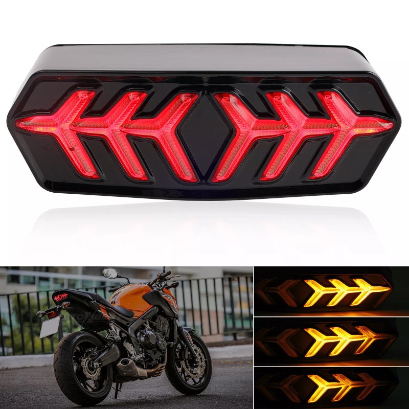 AUTOXBERT LED Tail Light Integrated with Turn Signal For MSX125/SF
