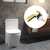 Hibbent Universal Metal Side Mount Toilet Handle Replacement Kit, Brass