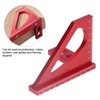 Angle Ruler 45 90 Degree Angle Aluminum Alloy Miter Protractor