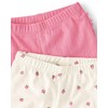 Gymboree,Unisex Baby,and Newborn Pull on Bottoms,White Roses/Pink 2-Pack,18-24 Months