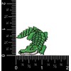 Green Alligator Embroidered Iron on Patch