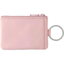 SLIP-ON Noir Key Pouch Mini Pale Pink NSL-1803-PPK Genuine Leather Key Case Accessory Case