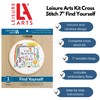 Leisure Arts Cross Stitch Kits 7" Find Yourself Cross Stitch
