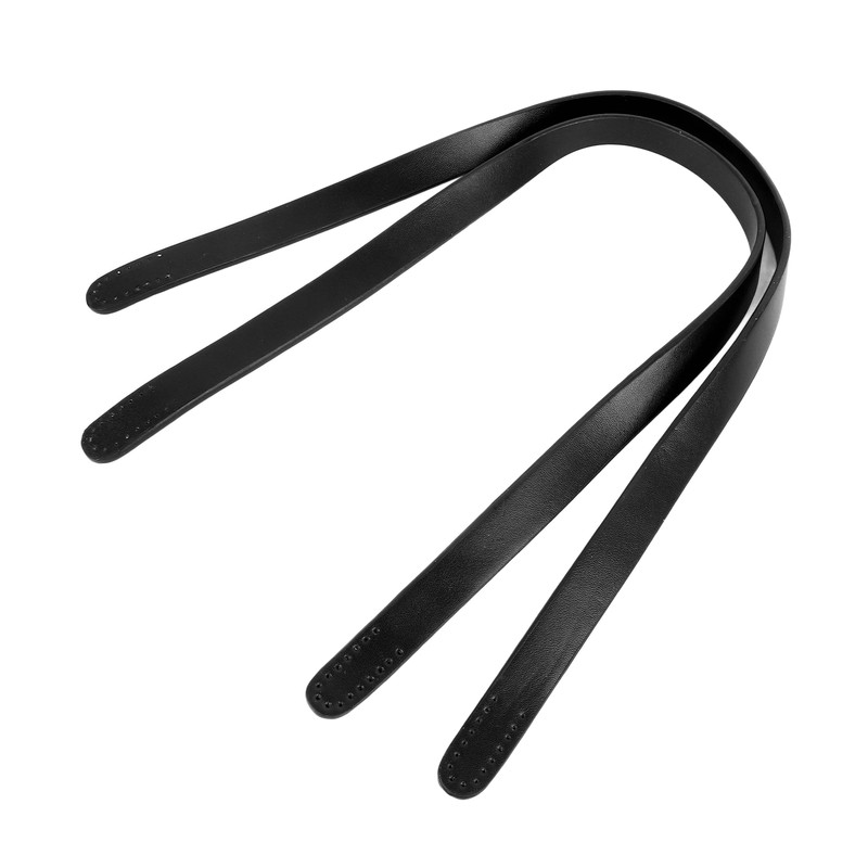 2Pcs Leather Bag Handles 25.6in Long 0.7in Wide Synthetic Leather