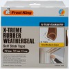 Frost King Brown EPDM Rubber Foam Weather Stripping Tape For