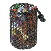Drawstring Game Dice Pouch - Large Capacity Stainless Steel Drawstring