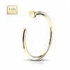 Unbranded 14 Karat 20G 5/16" 14K Solid Yellow Gold Nose
