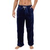 Vulcanodon Mens Plush Warm Pajama Pants, Fluffy Soft Fleece Sleep