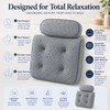 Zyrah Bath Pillows for Tub, Spa Bath Pillow with 72