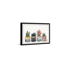 HomeStock Artisanal Abode Looking Sharp Framed Painting Print, 24" x 16", Contemporary Wall Decor: Abstract, Digital Art Prints, and Modern Styles for Your Home