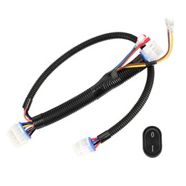 10L0L Short Headlight Wiring Harness and Switch for Club Car Precedent Electric Cart
