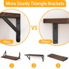 Fixwal Floating Shelves for Wall, Wood Wall Mounted Shelves for