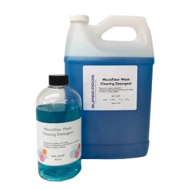 CarCarez Microfiber Wash & Restore Cleaning Detergent - for all Microfiber and Fabrics - 6 bottles- 96 oz