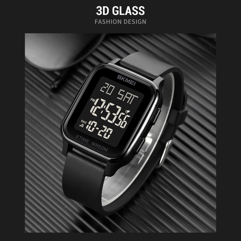 SKMEI 1858 sports watches Countdown double time watch alarm clock