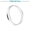 ACROPIX 56.1 to 54.1mm Hub Centric Rings Silver Tone -