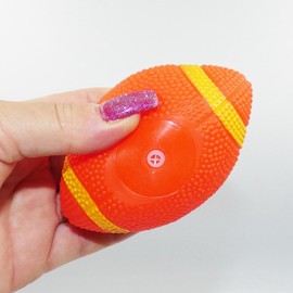 Happium Bath Toys for Kids Rubber Balls Pack of 6 Squeaky Baseball, Rugby, Basketball, Football Balls Bath Toy Paddling Pool Game Summer Water Fun Toys for Boys, Kids