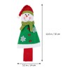 Mobestech 3pcs Christmas Refrigerator Door Handle Festive Kitchen Appliance Protector