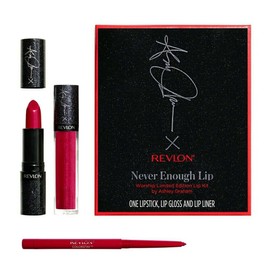 Revlon Never Enough Lip, Worship Limited Edition Lip Kit by Ashley Graham, 3 PC