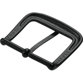 JAY-PEE Replacement Garrison Belt Buckle 1-1/2 Inch Heavy Duty Solid Brass Black Buckle for Tactical Police Belts Rectangular Center Bar Buckles