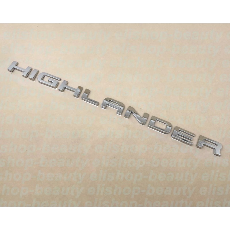 Toyota OEM Silver Rear HIGHLANDER Letter Emblem Badge Fit 2020-2022