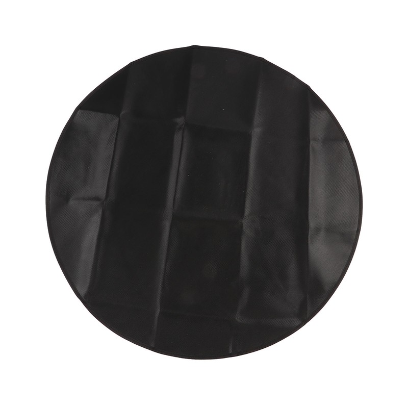 Under Grill Mat Fireproof Waterproof Double Sided Portable Round Barbecue
