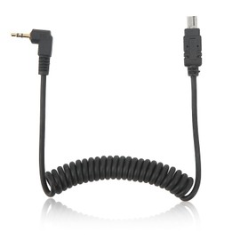 DC2 N3 Shutter Release Cord Cable, 2.5mm N3 Replacement Spring Cord for Nikon D7200, D7000, D5100, D5000, D3200, D3100, D90, Df, D750, D610, D600