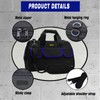 FASTECH 22 Inch Tools Bag, Waterproof Wide Mouth Tool Kit,