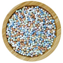Garden Soil,Clay Pebbles Gardening Ceramsite Orchid Rocks Drainage Water Purification Ceramsite Decor Cultivation Soil Stone Horticultural Grade for Soil Hydroponics Aquaponics,2LBS