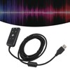 USB to 3.5mm Jack Audio Adapter, Female Sound Card Adapter
