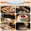 Gymdin 18.9-inch Marble Rolling Pin with Wooden Handles & Base