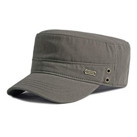 QICHEN Army Cap Men's Military Cap Cotton Outdoor Sports Sun Baseball Cap 4 Colours - Army Green, size: 56-60